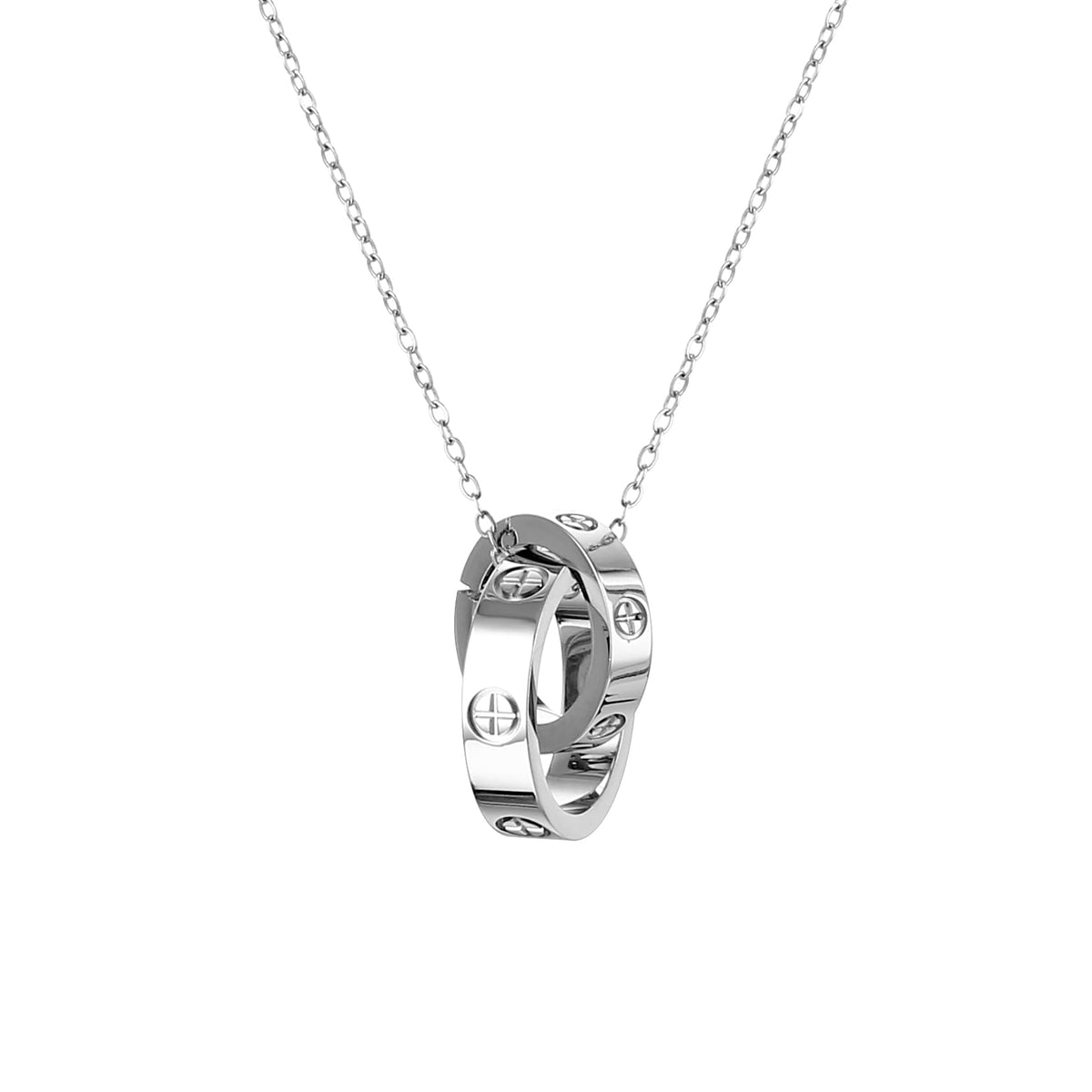 Interlocking Steel Necklace