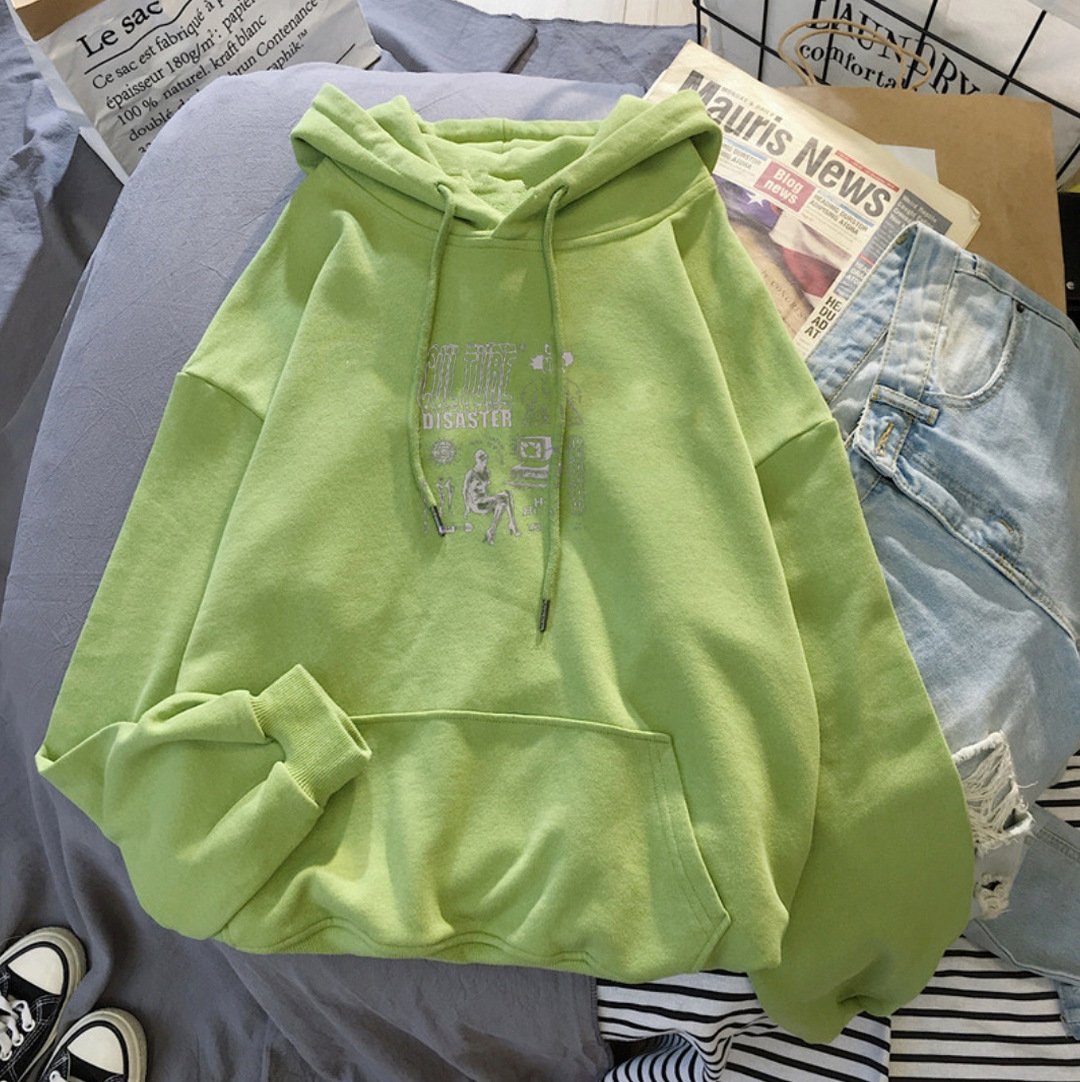 Thickened Loose Velvet Hoodies