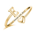 Ritach Initial Rings for Women
