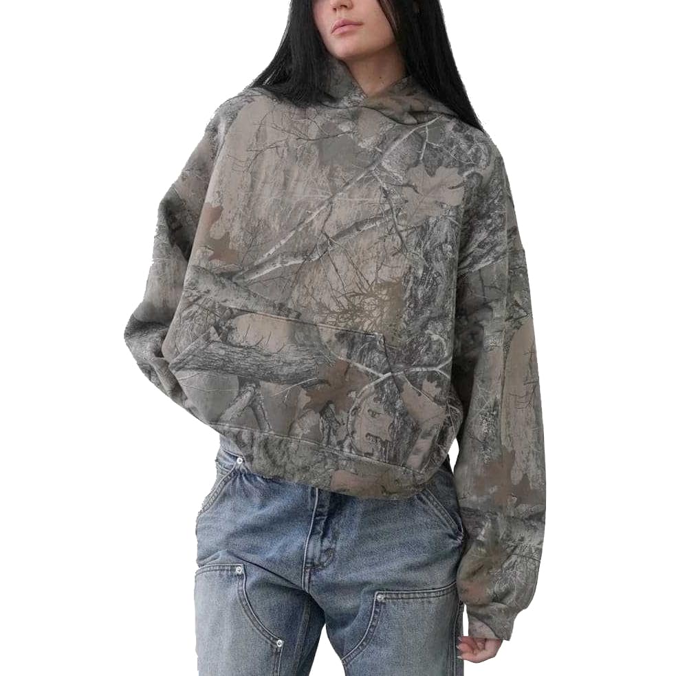 Pokn Leopard Print Camo Hoodie