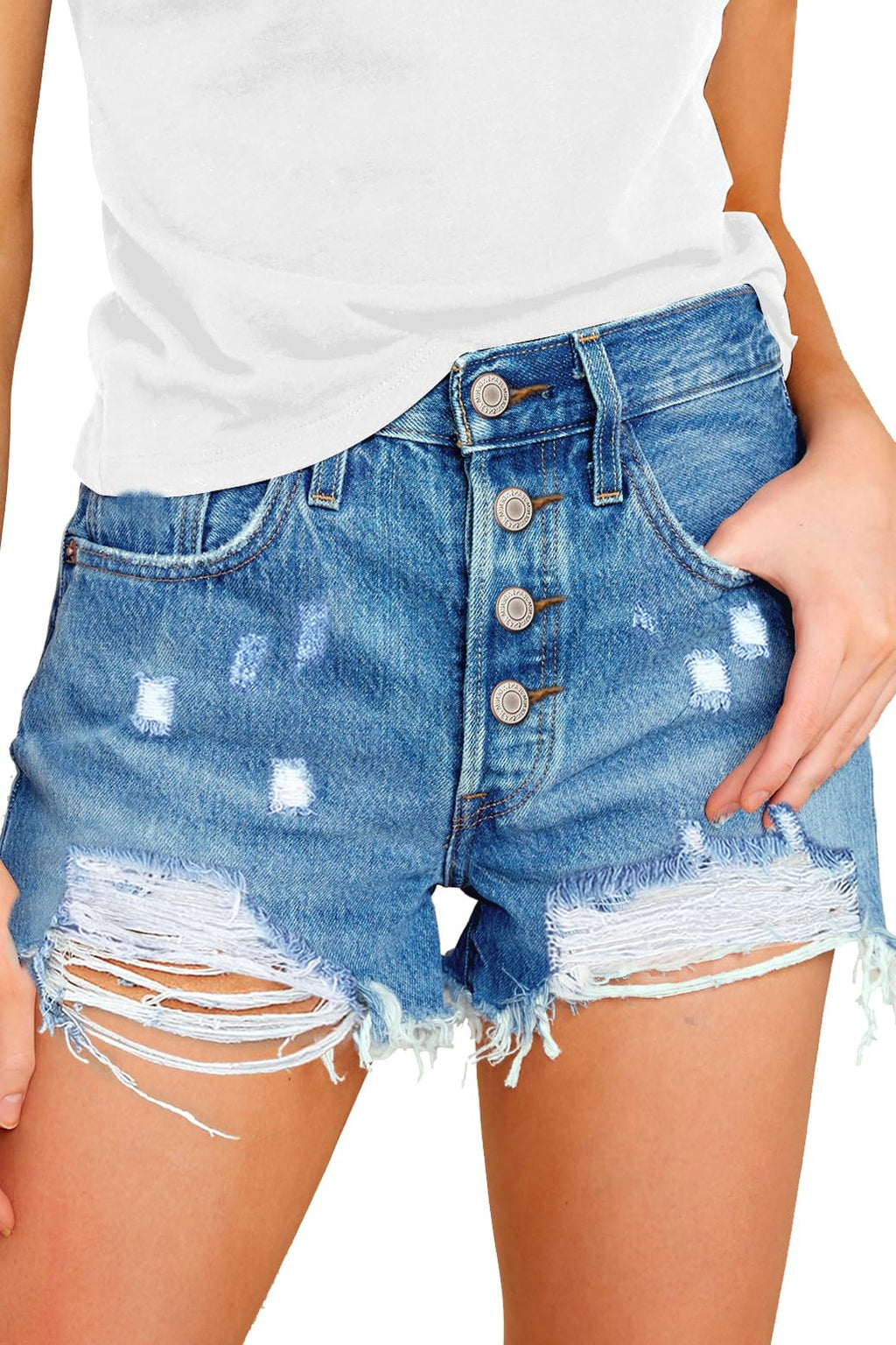 Syewan Denim Shorts for Women