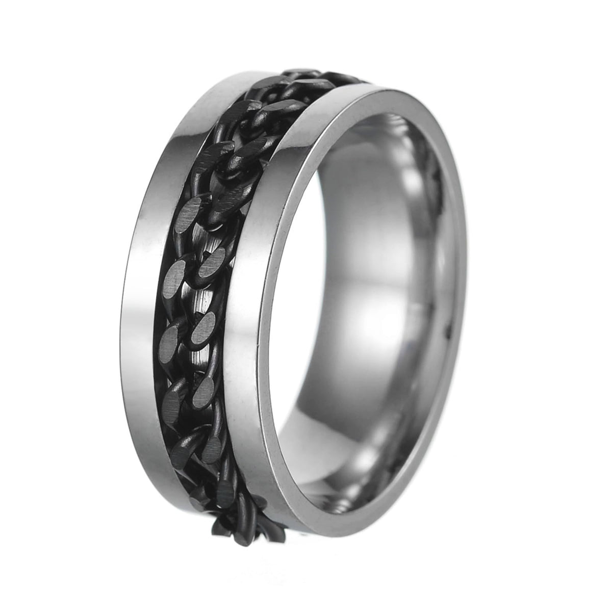 Udolfly Mens Fidget Rings Anxiety Rings for Men amd Womens
