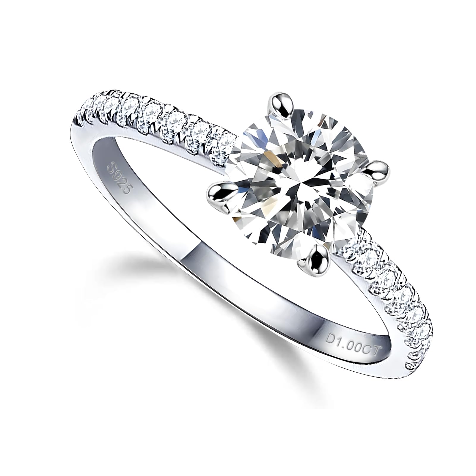 YosikCase Moissanite Rings for Women